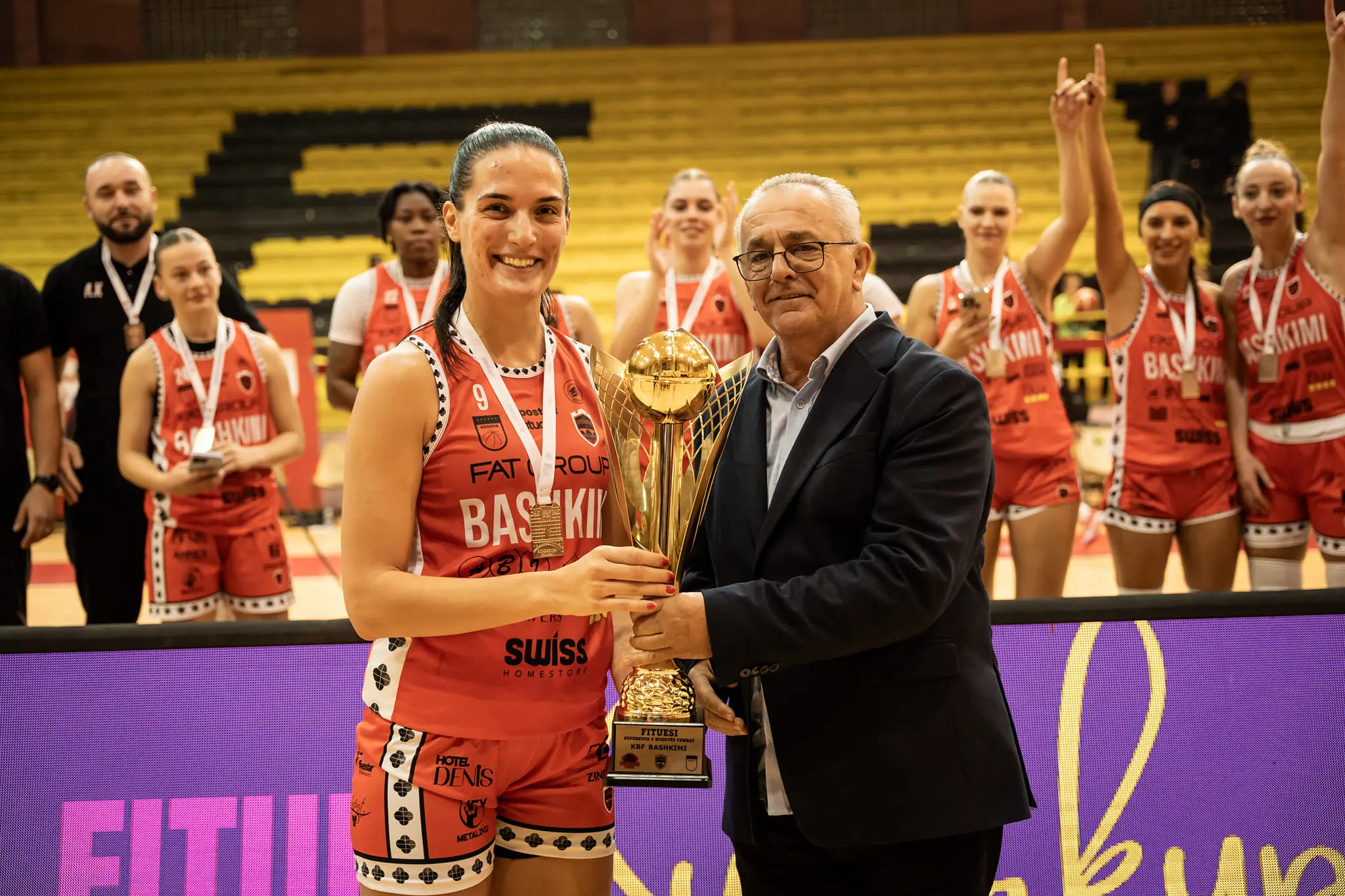 Ceremonia finale e Superkupës së Femrave